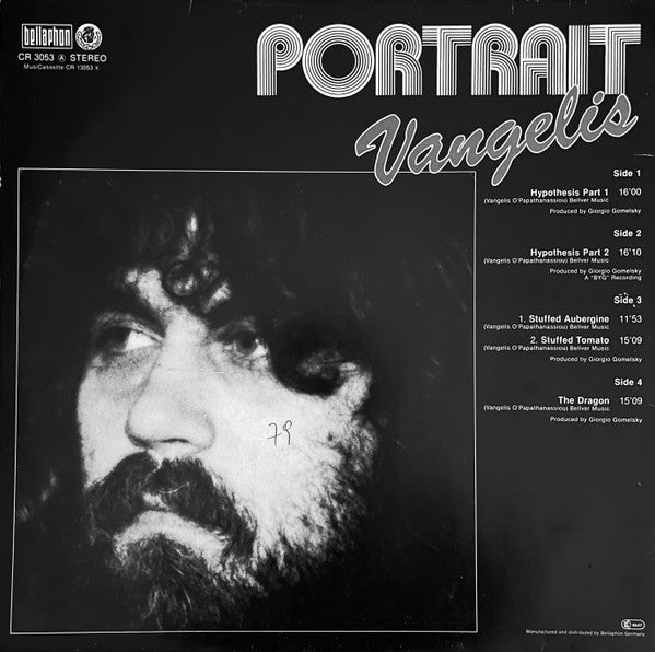 Vangelis – Portrait, 2xLP, Gatefold