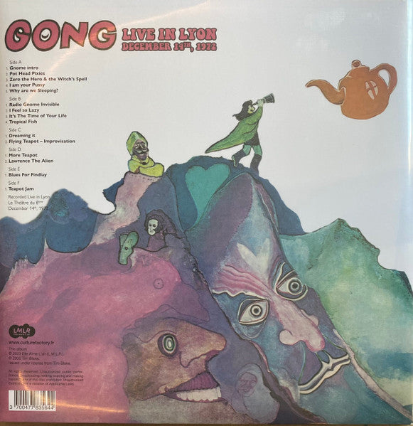 Gong ‎– Live In Lyon December 14th, 1972   , 3LP , colour vinyl , RDS