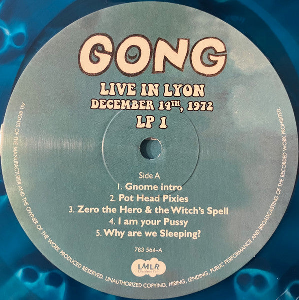 Gong ‎– Live In Lyon December 14th, 1972   , 3LP , colour vinyl , RDS