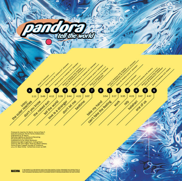 Pandora – Tell The World, Premium Quality 200 gr, Audiophile Pressing