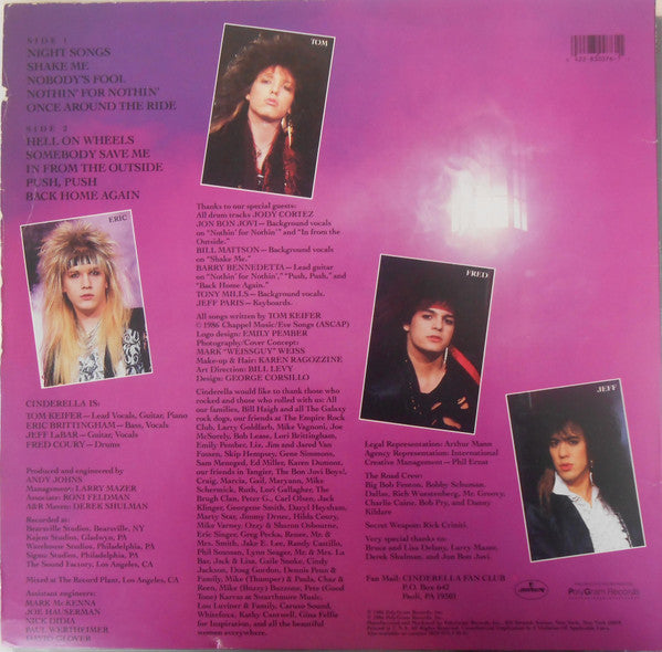 Cinderella  – Night Songs     180gr