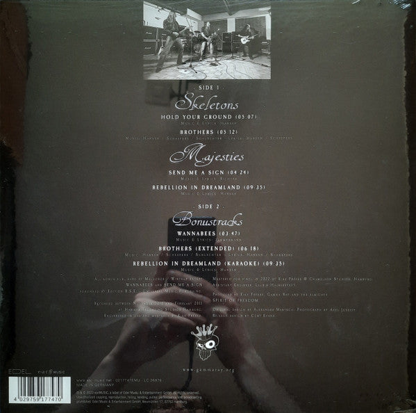 Gamma Ray – Skeletons And Majesties   ,   Limited Edition, Crystal Clear, 180g