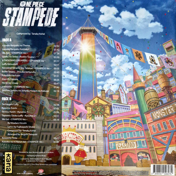 Kohei Tanaka* – One Piece Stampede Original Soundtrack   ,  Gatefold , Limited Edition,  Violet/Purple