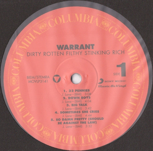 Warrant – Dirty Rotten Filthy Stinking Rich