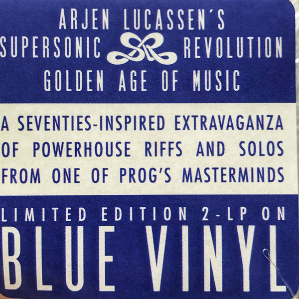 Arjen Lucassen's Supersonic Revolution – Golden Age Of Music  ,  2LP , Gatefold , Limited Edition, Blue