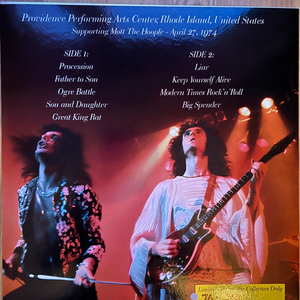 Queen – The First American Tour   ,  Limited Edition, Numbered,  White