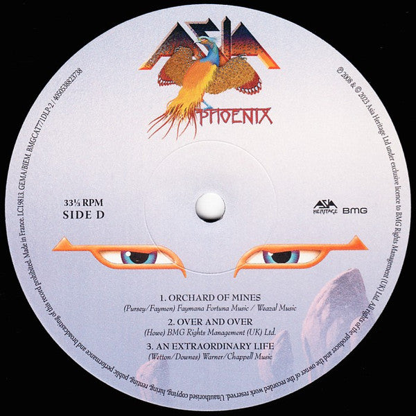 Asia  – Phoenix    ,  2LP ,