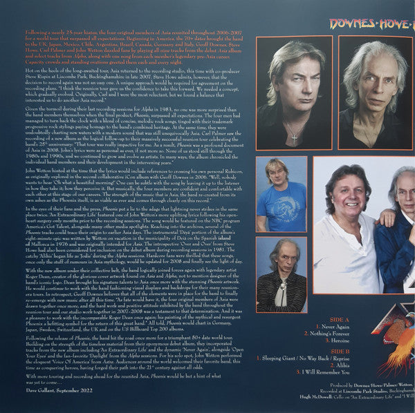 Asia  – Phoenix    ,  2LP ,