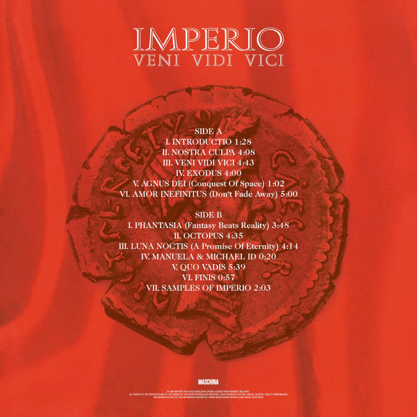 Imperio – Veni Vidi Vici, Premium Quality 200 gr, Audiophile Pressing
