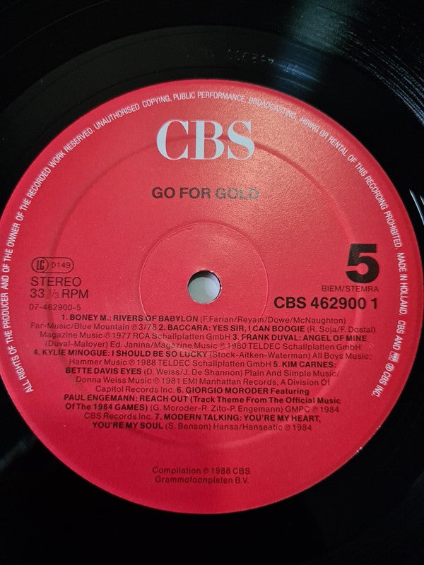 Go For Gold   ,   3LP , Mega hits 80