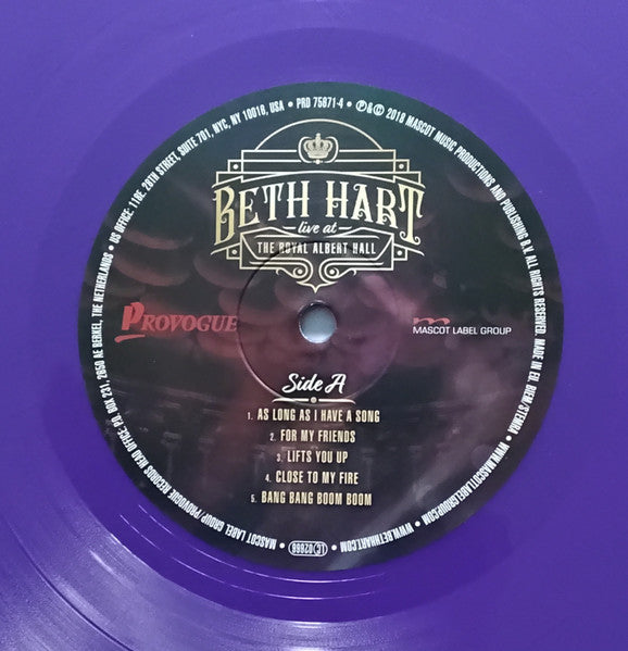 Beth Hart – Live At The Royal Albert Hall, 3xLP, Purple Vinyl