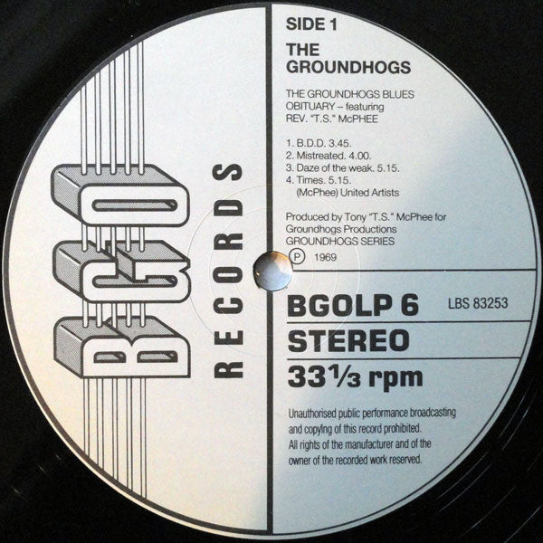 Groundhogs – Blues Obituary