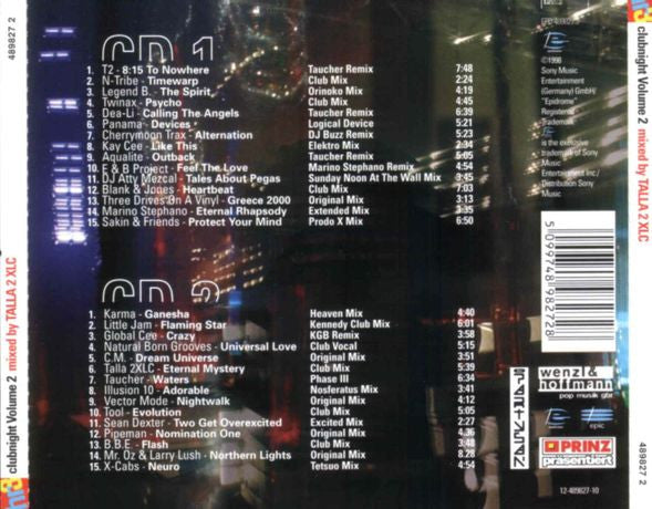 DJ Talla 2XLC* – hr3 Clubnight Volume 2,   2xCD