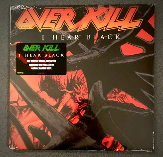 Overkill – I Hear Black  ,  Orange Marble  vinyl