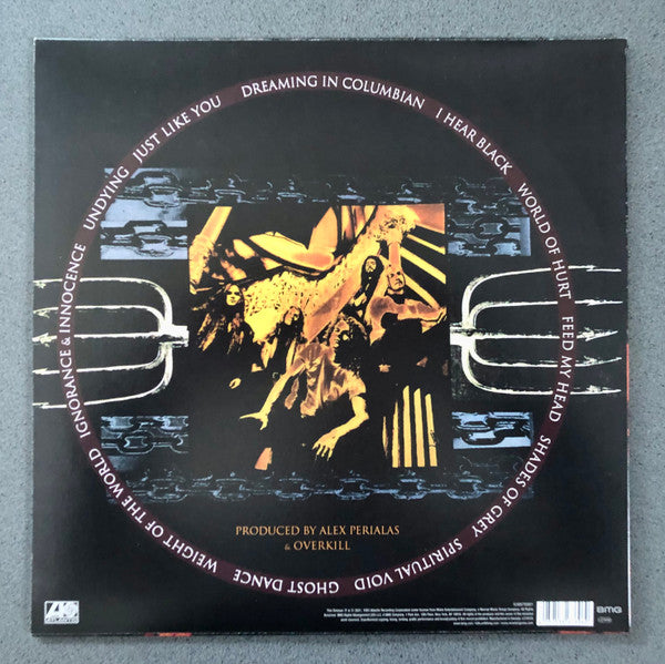 Overkill – I Hear Black  ,  Orange Marble  vinyl