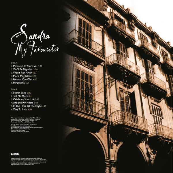 Sandra – My Favourites  ,   Limited Edition, 200 gram