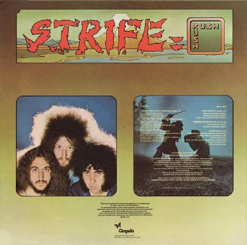 Strife  – Rush    ,  1 press , UK