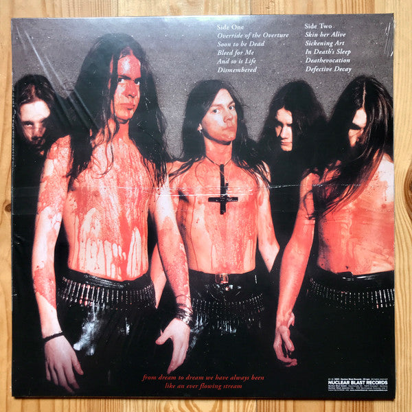Dismember – Like An Ever Flowing Stream, Cyan / Black Marbled [Transparent]