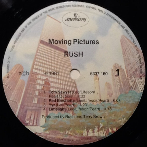 Rush ‎– Moving Pictures   ,  Gatefold
