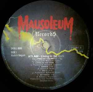 Atlain ‎– Living In The Dark   , 1 press Belgium