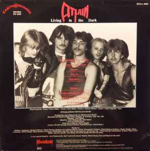 Atlain ‎– Living In The Dark   , 1 press Belgium
