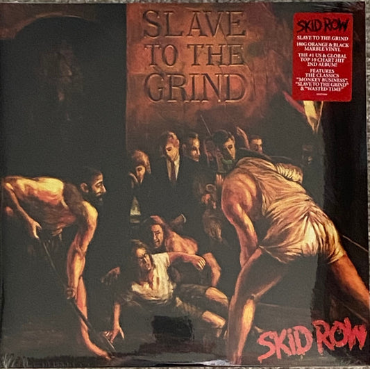 Skid Row – Slave To The Grind, 2 x LP, Orange & Black Marbled