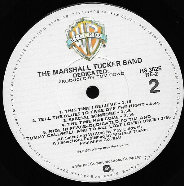 The Marshall Tucker Band – Dedicated