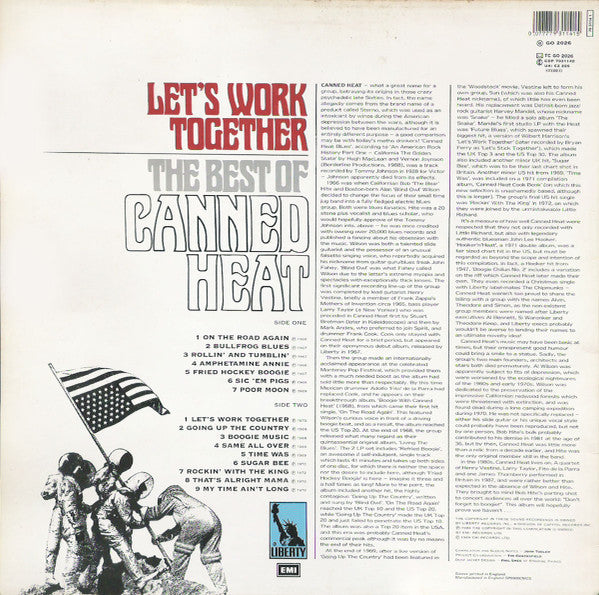 Canned Heat – Let's Work Together (The Best Of Canned Heat)