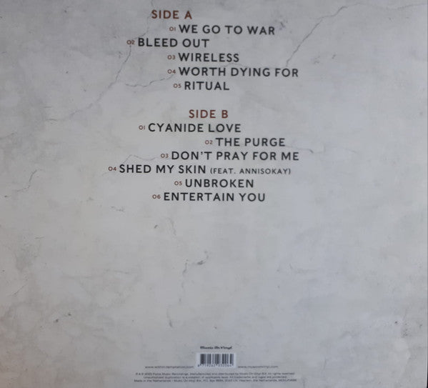 Within Temptation – Bleed Out, Limited Edition, Smoke Coloured Vinyl, incl. 4-page booklet
