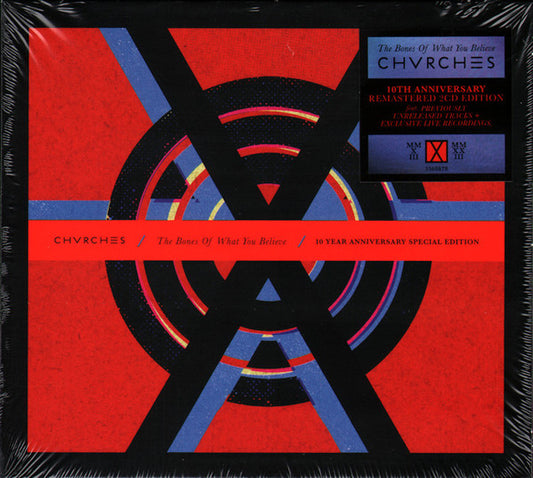 Chvrches – The Bones Of What You Believe (10 Year Anniversary Edition), 2xCD