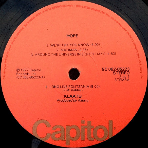 Klaatu – Hope