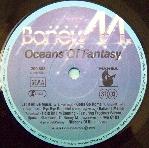 Boney M. - Oceans Of Fantasy