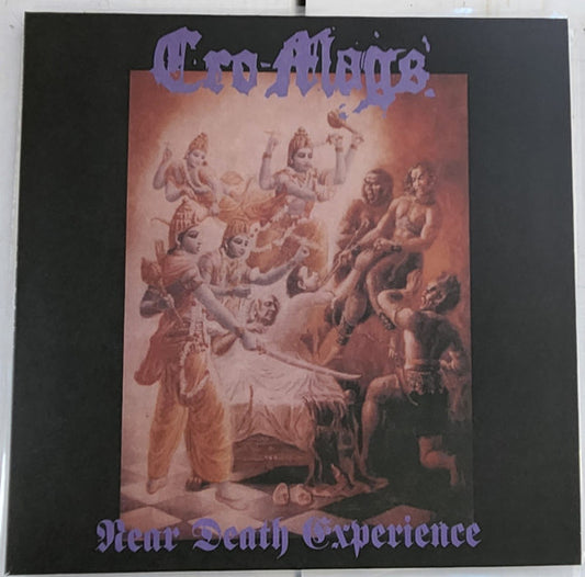 Cro-Mags – Near Death Experience  ,  Clear With Black And Purple Splatter