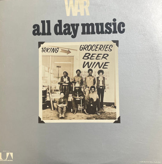 War – All Day Music   ,  1 press US   + original poster