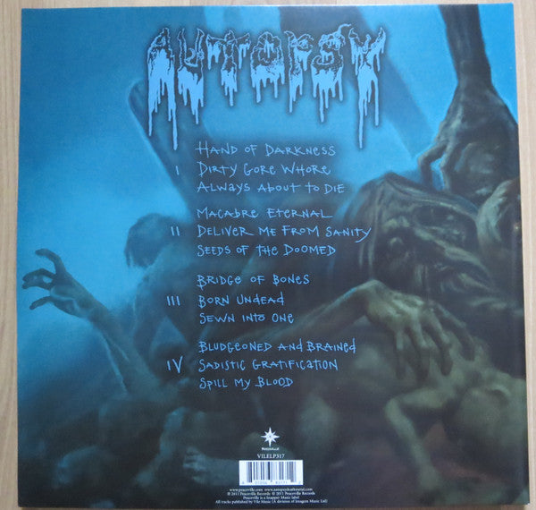 Autopsy – Macabre Eternal, 2xLP, Limited Edition, Blue Transparent