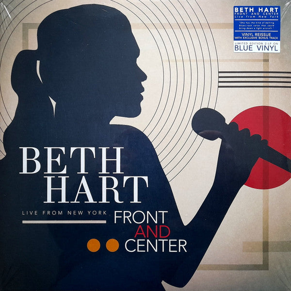 Beth Hart – Front And Center (Live From New York), 2xLP, Limited Edition, Reissue, Blue Vinyl, Gatefold