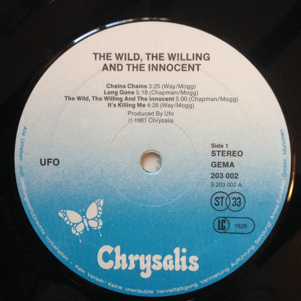 UFO – The Wild, The Willing And The Innocent