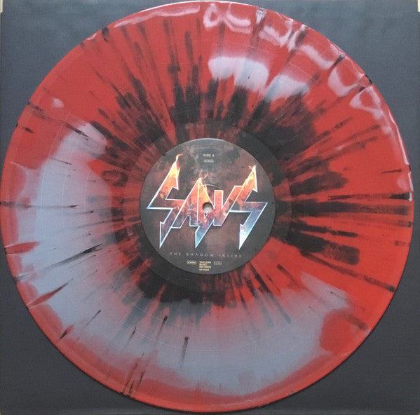 Sadus – The Shadow Inside, Limited Edition, Red And Silver Swirl With Black Splatter