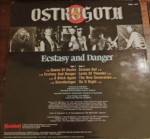 Ostrogoth – Ecstasy And Danger