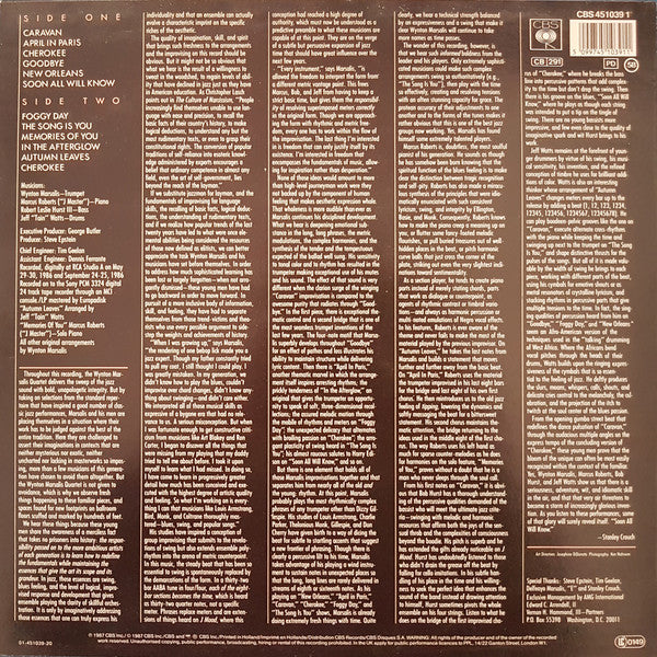 Wynton Marsalis – Marsalis Standard Time, Vol. 1