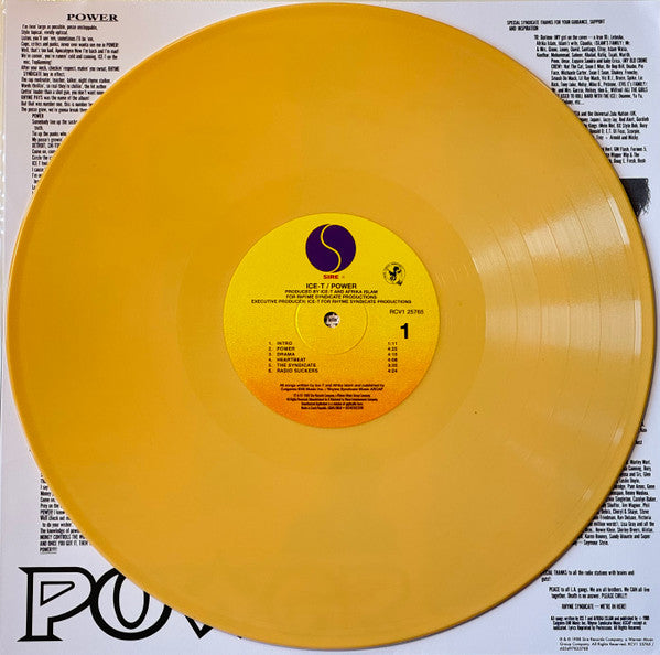 Ice-T – Power, Gold [Ice Cold Gold] Vinyl