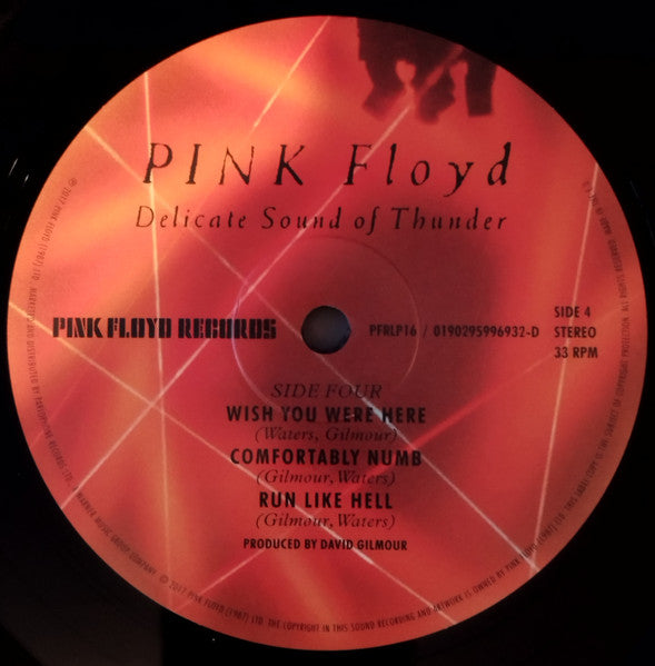 Pink Floyd – Delicate Sound Of Thunder  , 2 LP , Gatefold , 180 gram