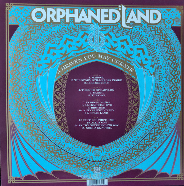 Orphaned Land – A Heaven You May Create (30th Anniversary / Live In Tel-Aviv)   , 2LP , Gatefold