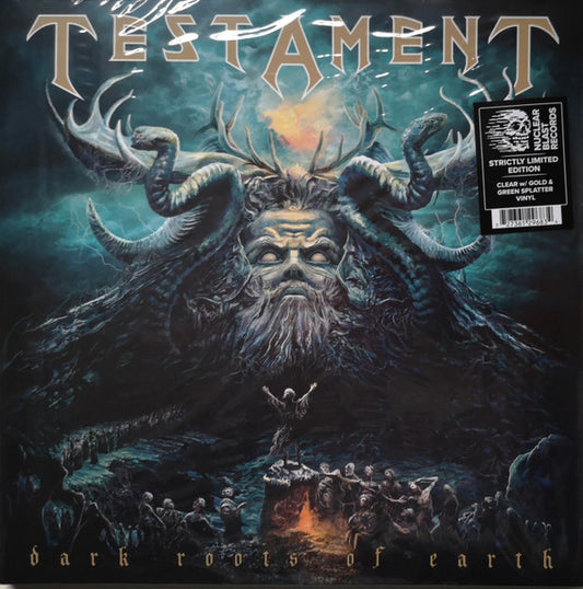 Testament – Dark Roots Of Earth, 2 x LP, Limited Edition, Clear Gold/Green Splatter Vinyl