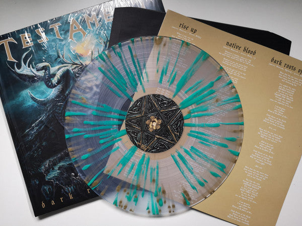 Testament – Dark Roots Of Earth, 2 x LP, Limited Edition, Clear Gold/Green Splatter Vinyl