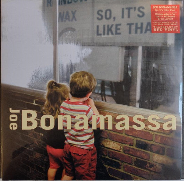 Joe Bonamassa – So It's Like That, 2xLP, Red Transparent Vinyl