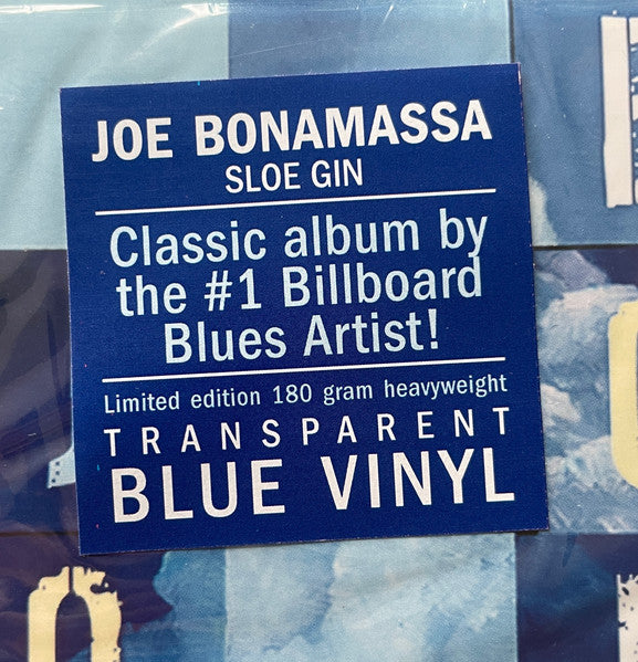 Joe Bonamassa – Sloe Gin, Blue Transparent Vinyl