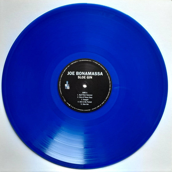 Joe Bonamassa – Sloe Gin,  Limited Edition, Reissue, Blue Transparent Vinyl, 180 gram