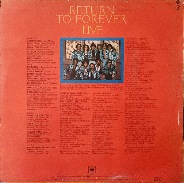 Return To Forever – Live
