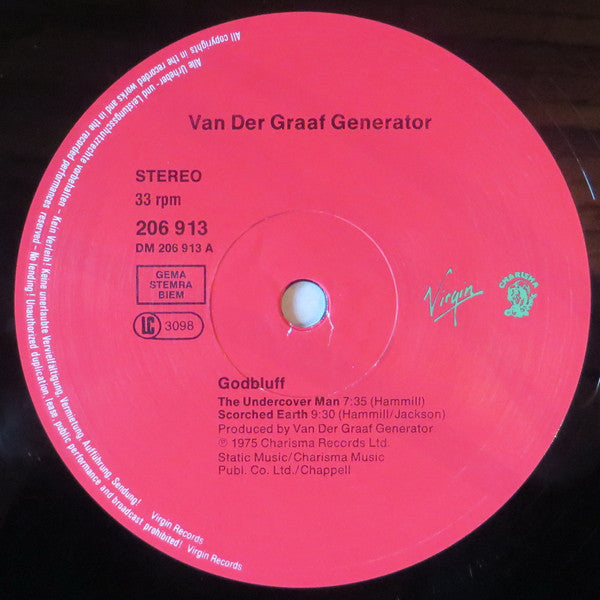 Van Der Graaf Generator ‎– Godbluff